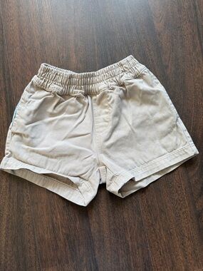 The Beaufort Bonnet Company Beige Girls' Elastic-Waist Athletic Shorts